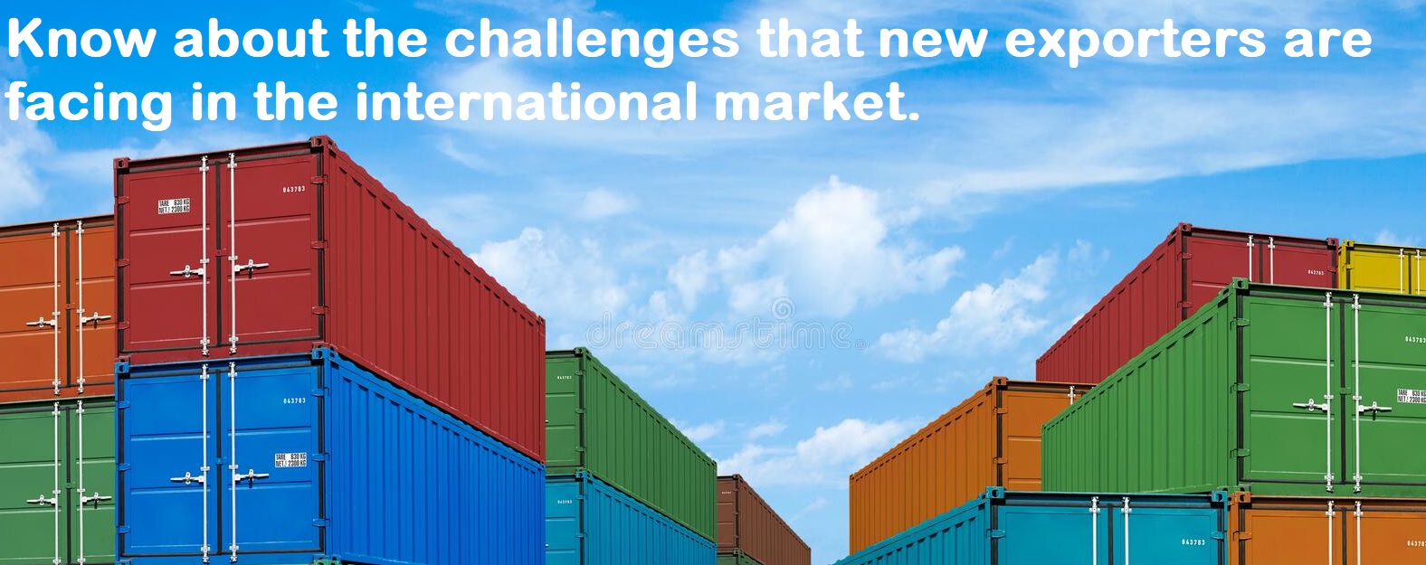 Know about the challenges that new exporters are facing in the international market.