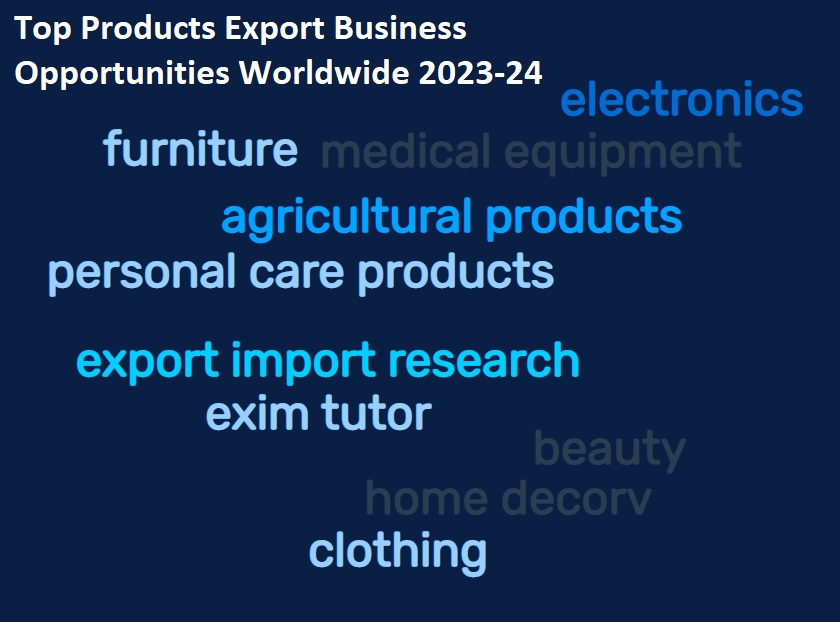 Top Products Export Business Opportunities worldwide