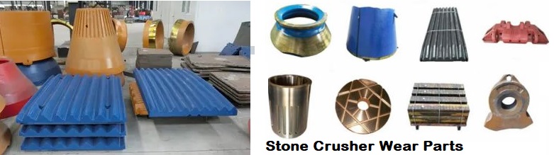 Stone crusher wear parts